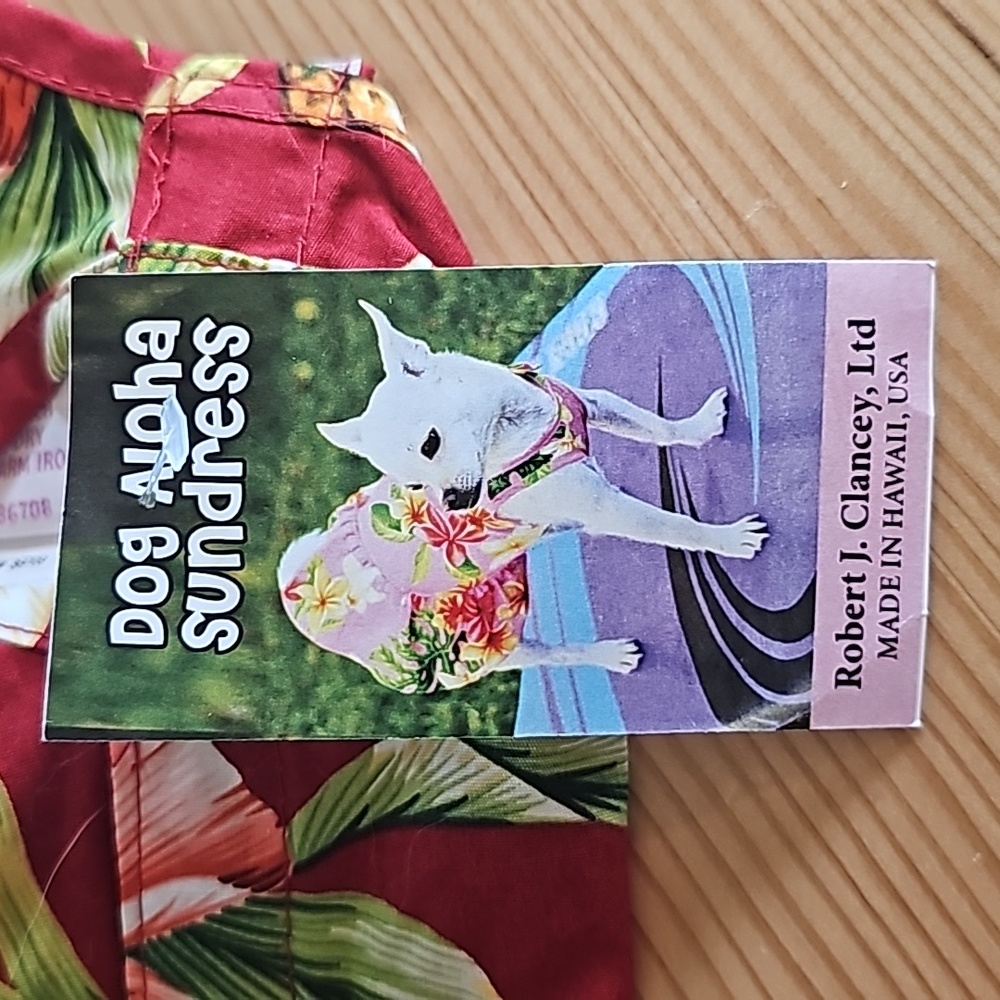 XS Dog Hawaiian Sundress NWT Aloha
